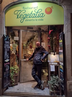 Just enjoyed a lovely meal here at Vegetalia - Gotico in Barcelona