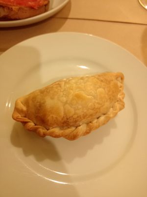 Empanadas vegetables at Vegetalia - Gotico in Barcelona
