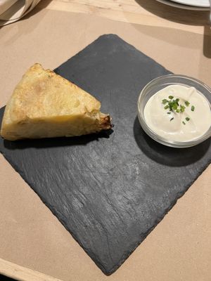 Tortilla vegan  at Vegetalia - Gotico in Barcelona