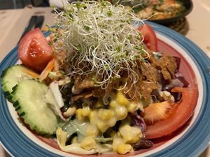 Ensalata verde #Veganuary at Vegetalia - Gotico in Barcelona