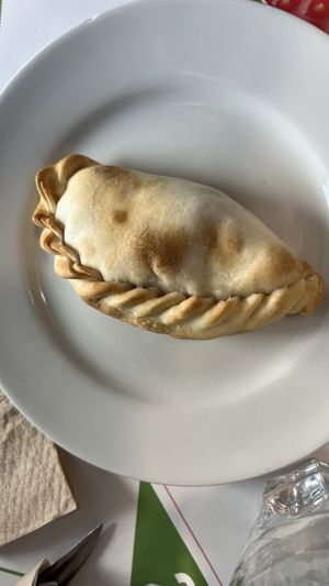 Empanada de Tempe y soja  at Vegetalia - Gotico in Barcelona
