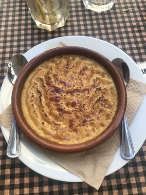 Crema Catalana Vegana  at Vegetalia - Gotico in Barcelona