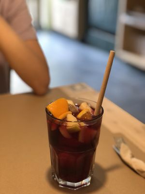 Sangria  at Vegetalia - Gotico in Barcelona