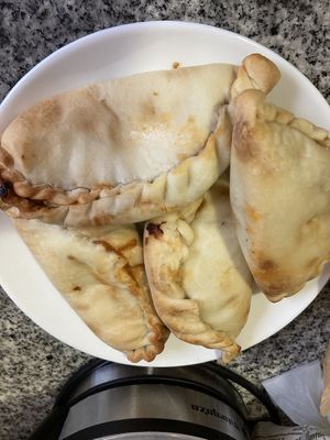 Seitan and Tofu Empanadas  at Vegetalia - Gotico in Barcelona