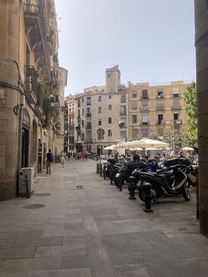 Located at George Orwell Plaza at Vegetalia - Gotico in Barcelona