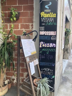 Entrance  at Vegetalia - Gotico in Barcelona