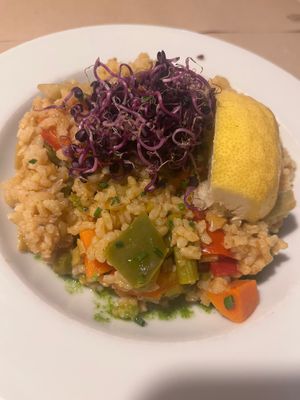Vegan paella  at Vegetalia - Gotico in Barcelona