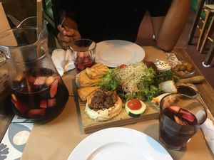 Vegan tapas for two with Sangria  at Vegetalia - Gotico in Barcelona