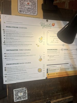 Menü  at Vegetalia - Gotico in Barcelona