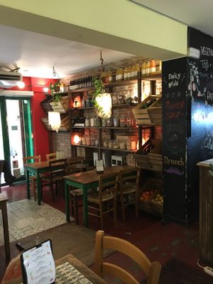 Indoors at Vegetalia - Gotico in Barcelona