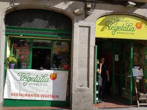 front at Vegetalia - Gotico in Barcelona