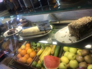 Carrot cake  at Vegetalia - Gotico in Barcelona