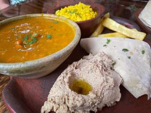   at United Falafel Organization in Vilcabamba