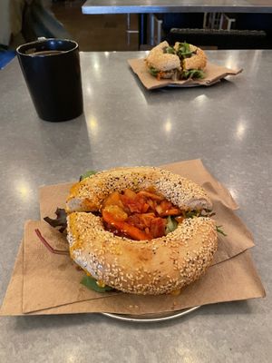 kimcheese griller  at Mahtay Cafe in St Catharines