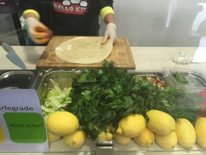 all fresh!! at Efsane Cig Kofte in Munich