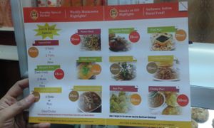 Menu at Amritsar Express in Kowloon