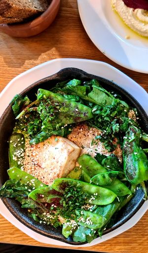 Green Shakshuka with tofu 🌱😊👍 at Nadzieja JE SUS in Poznan