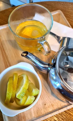 Green tea 🍵 at Nadzieja JE SUS in Poznan