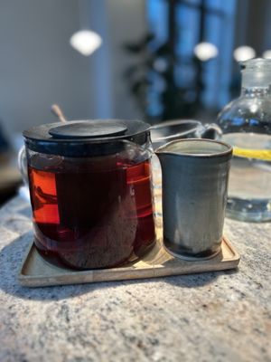 Big pot of tea   at Nadzieja JE SUS in Poznan