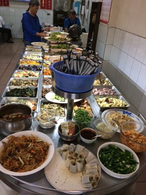 Buffet at Shin Shin Restaurant in Taichung