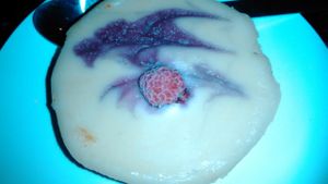 Raw cheesecake  at Karma Kafe in Koh Phangan