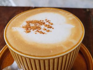 Latte at Karma Kafe in Koh Phangan