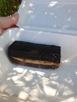 Tahini snickers bar at Karma Kafe in Koh Phangan