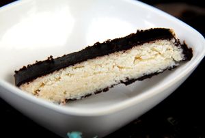 Coconut chocolate slice.  at Karma Kafe in Koh Phangan