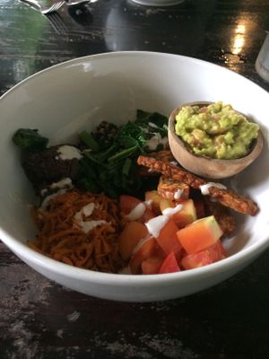 Breakfast bowl  at Karma Kafe in Koh Phangan