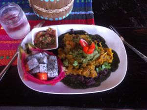 Karma Burrito - vegan and gluten free at Karma Kafe in Koh Phangan