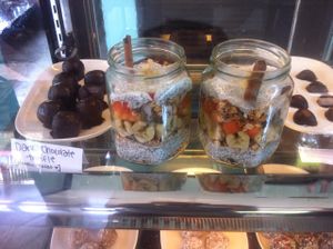 Lovely looking chia seeds pudding at Karma Kafe in Koh Phangan