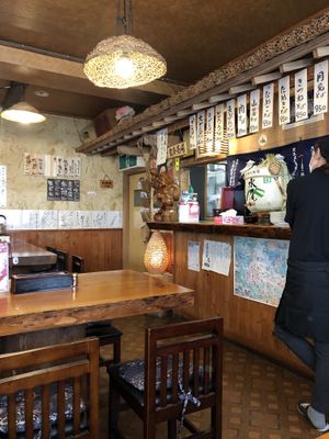 Inside at Shohei Soba in Nozawaonsen