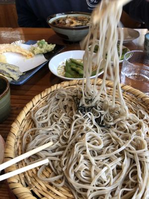 Cold soba at Shohei Soba in Nozawaonsen