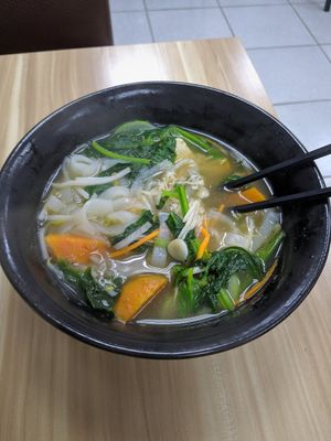 沙嗲炒河粉 at Yuènán YǎngShēng SùShí 越南養身素食 in Taipei