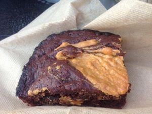 Delicious peanut butter brownie at Star Truck - Food Truck in Ithaca
