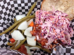 BBQ sandwich at Star Truck - Food Truck in Ithaca