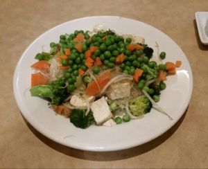 won sen w/peas and soft tofu at Spice and Rice in La Jolla