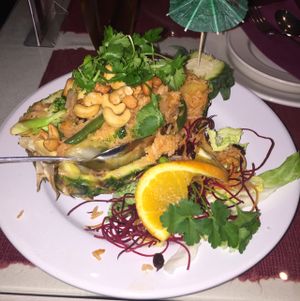 pineapple rice!  at Spice and Rice in La Jolla