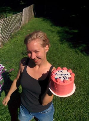 Birthday Cake at The Boombox Bakeshop in London