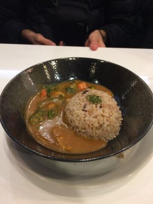 Curry at Maaru Organic Cafe in Himeji