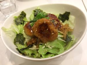 Teriyaki bowl at Maaru Organic Cafe in Himeji