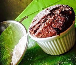 vegan choc cake at Lupin Restaurante Vegetariano in Porto