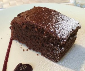 Vegan Chocolate Cake at Lupin Restaurante Vegetariano in Porto