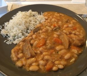 Vegan Version of the Portuguese Feijoada at Lupin Restaurante Vegetariano in Porto