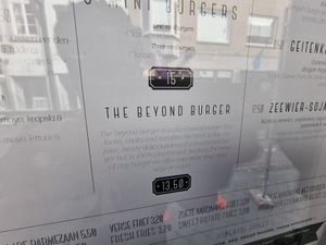 The beyond burger at Burgerlijk in Maastricht