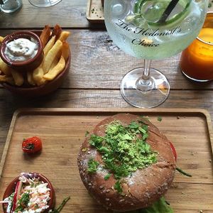 vegan burger  at Burgerlijk in Maastricht