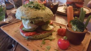 Wakame burger at Burgerlijk in Maastricht
