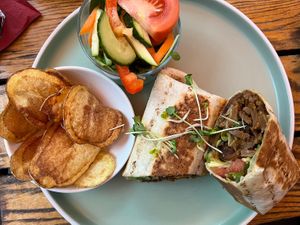 Veganer Burrito   at Hofcafe in Bamberg