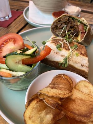 Veganer Burrito  at Hofcafe in Bamberg