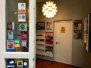 front entrance at Hofcafe in Bamberg